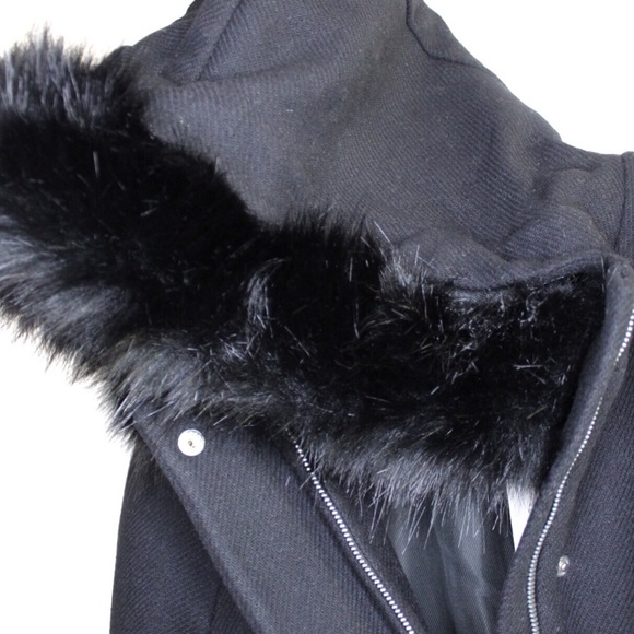 Zara Fur Lined Hooded Parka Jacket Coat NWT M - Picture 5 of 10